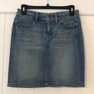 The Loft Jean mini skirt
